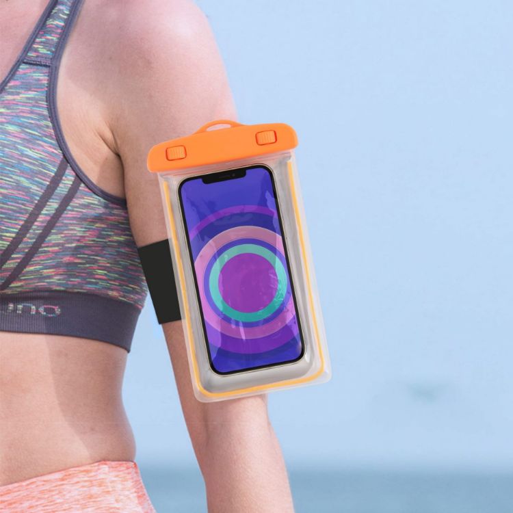 Picture of Universal Fluorescent Armband Cover Waterproof Phone Bag