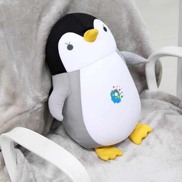 Picture of Penguin Shaped 2 In 1 Travel Pillow