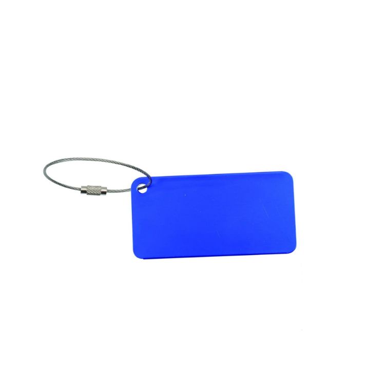 Picture of Square Aluminium Luggage Tag