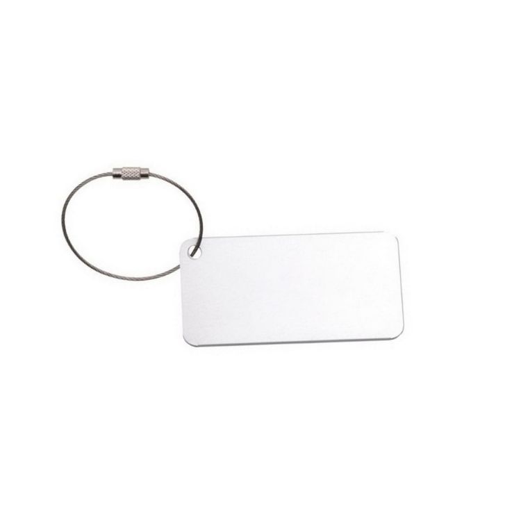 Picture of Square Aluminium Luggage Tag