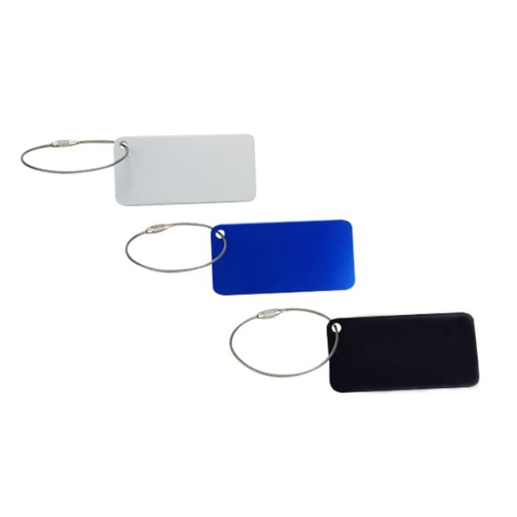 Picture of Square Aluminium Luggage Tag