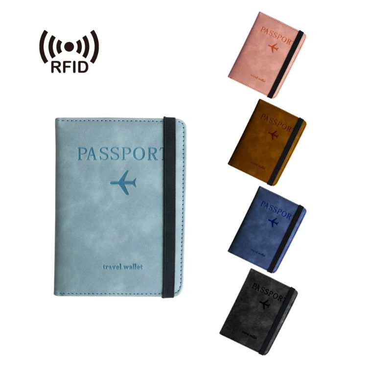 Picture of RFID Multifunctional PU Leather Passport Holder