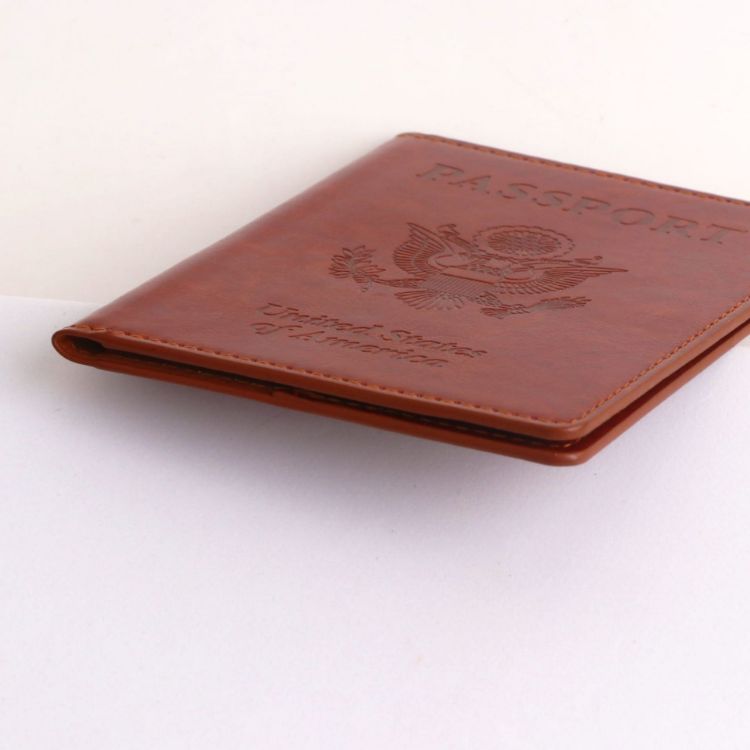 Picture of RFID PU Leather Passport Holder