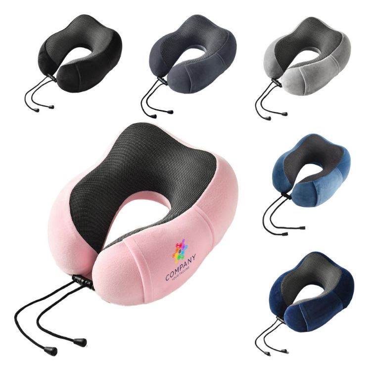 Picture of Memory Foam U-shaped Travel Pillow