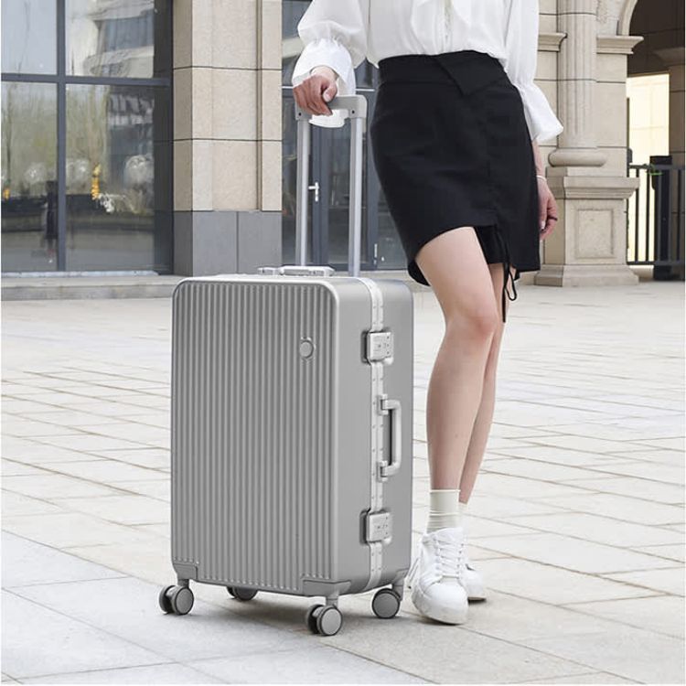 Picture of Ribbed ABS suitcase