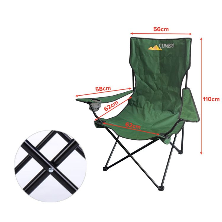 Picture of Large Foldable Portable Camping Chair