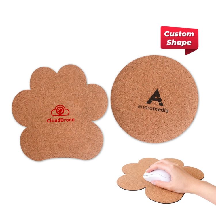 Picture of Custom Shaped Cork Mouse Mat