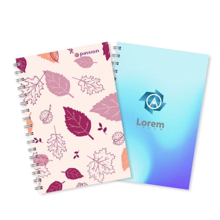 Picture of A5 Full Colour Wiro Binding NoteBook