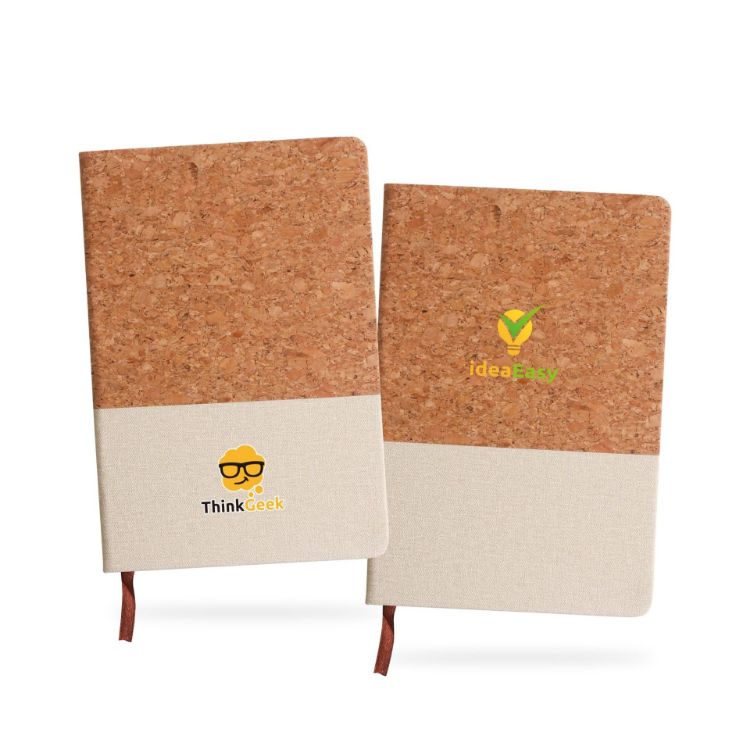 Picture of Natural Cork & Cotton A5 Notebook