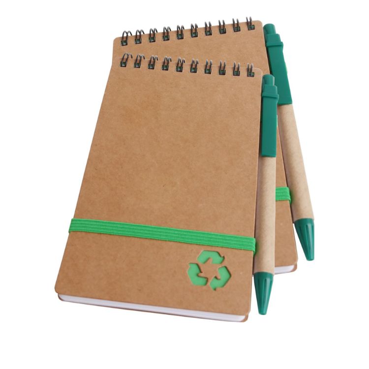 Picture of Spiral Notebook with Ballpoint Pen