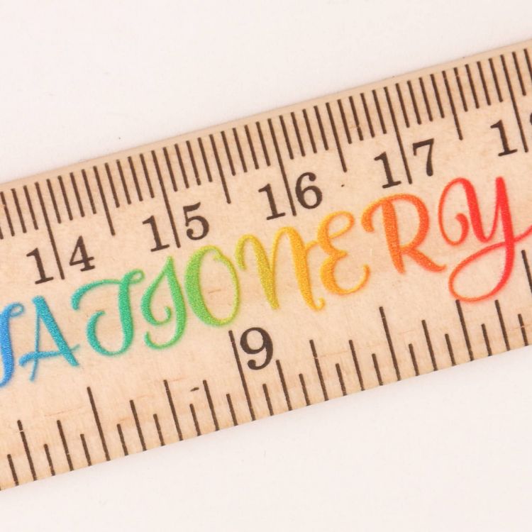 Picture of Dual Scale Wooden Ruler