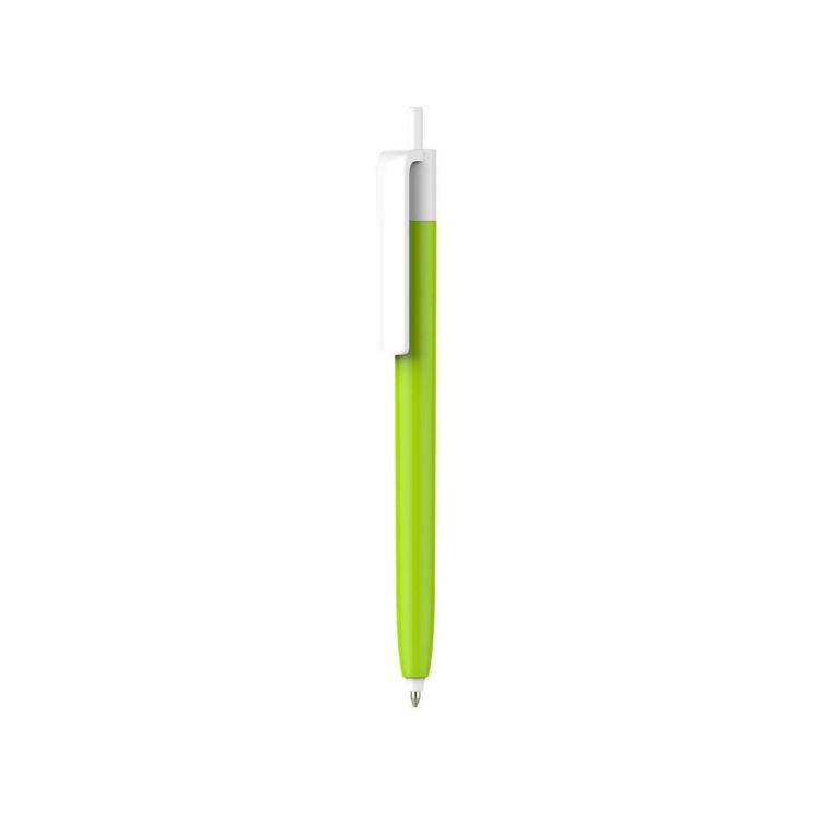 Picture of Push Button Pen - Colour Barrel with Creamy White Cap