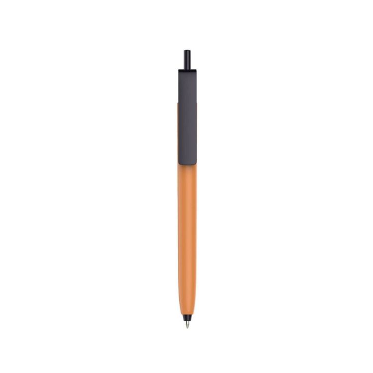 Picture of Push Button Pen - Colour Barrel with Black Cap