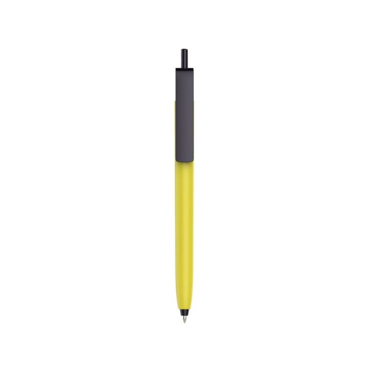 Picture of Push Button Pen - Colour Barrel with Black Cap