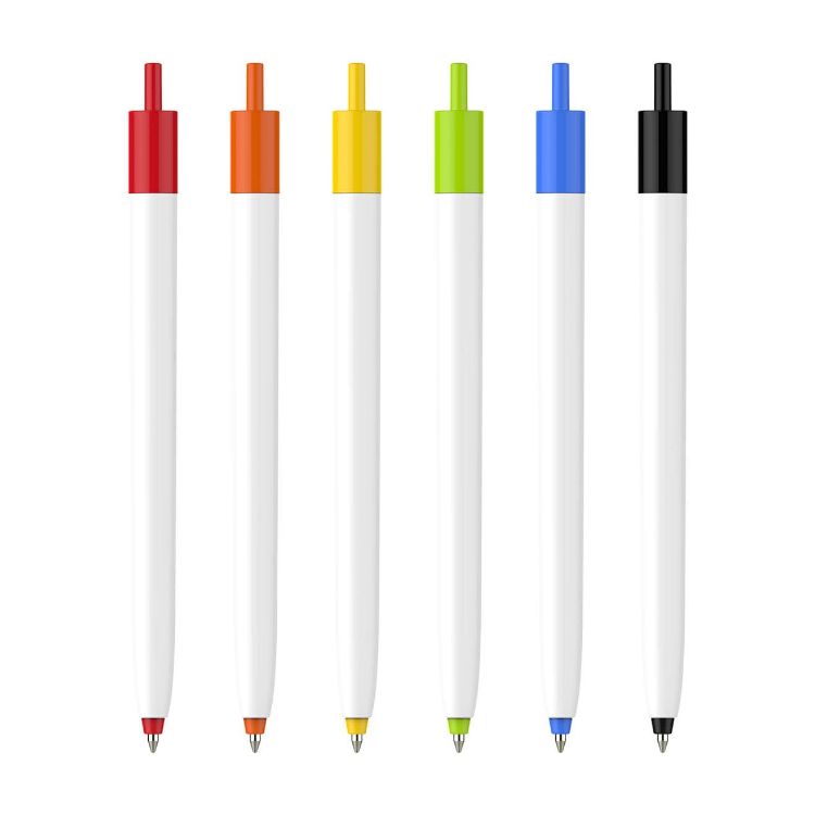 Picture of Push Button Pen - Creamy White Barrel