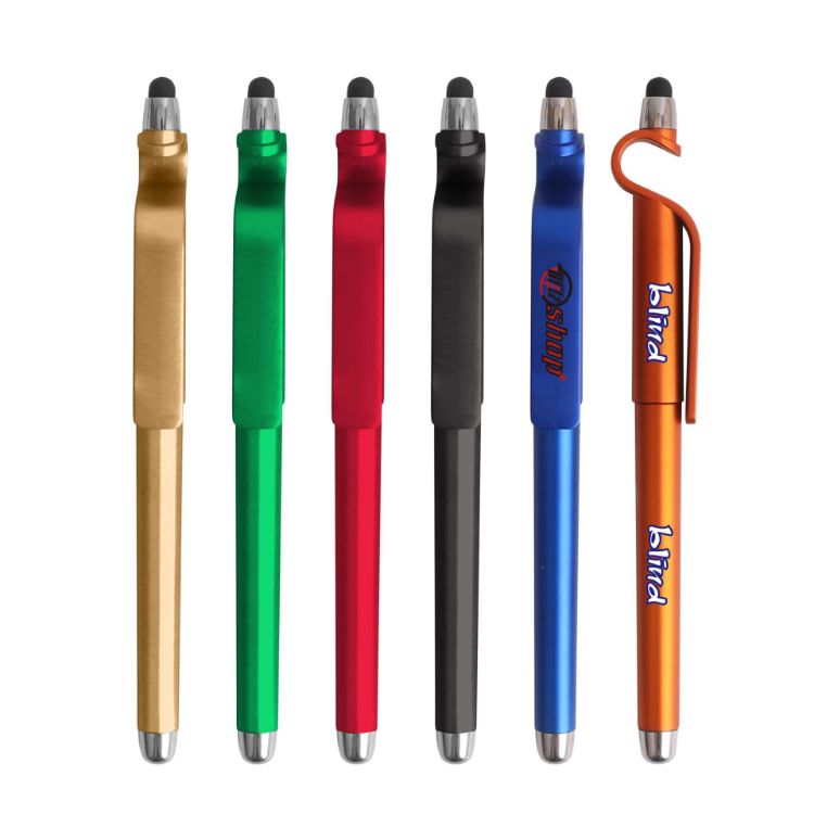 Picture of Stylus Ball Pen with Mobile Holder