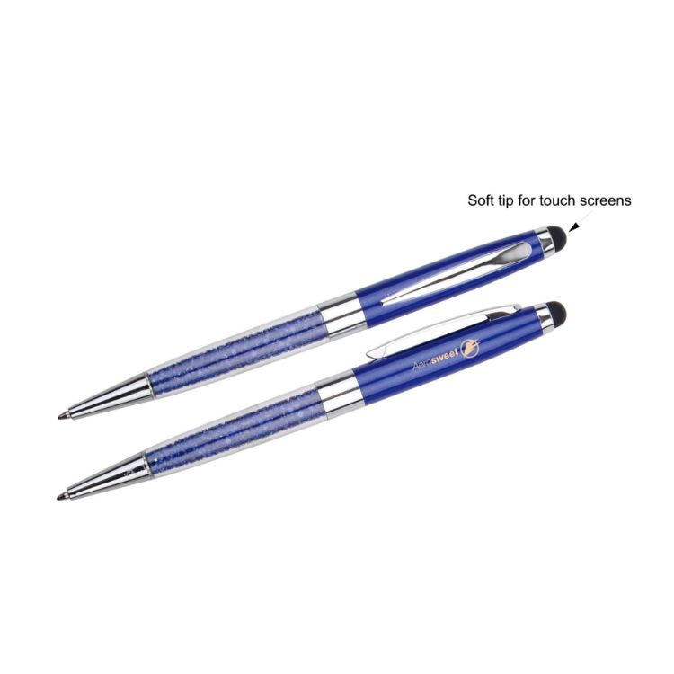 Picture of 2 in 1 Crystal Stylus Pen