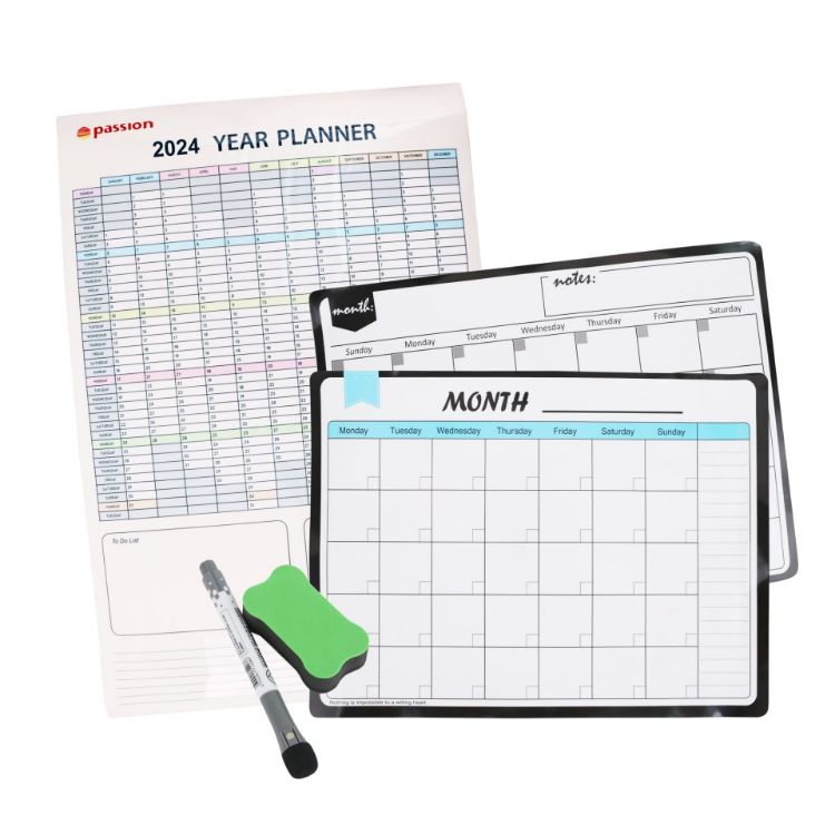 Picture of Erasable Magnetic Calendar Planner