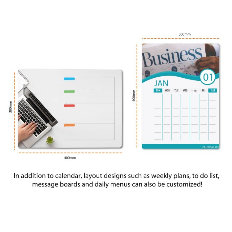 Picture of Erasable Magnetic Calendar Planner