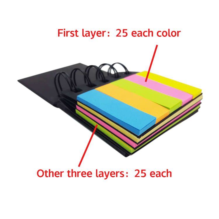 Picture of 4-Layer Recycled Sticky Notepad