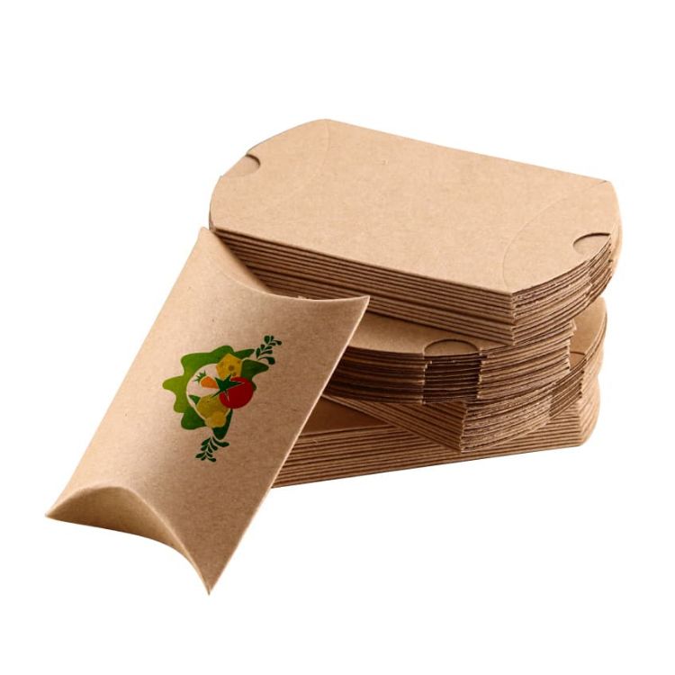 Picture of Small Brown Kraft Pillow Box(125 x 75 x 30mm)