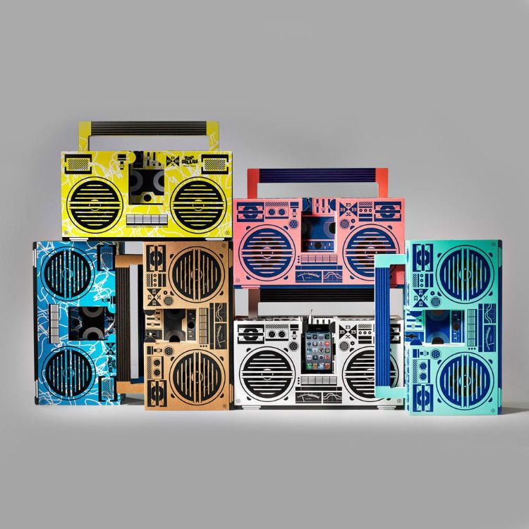 Picture of Custom Cardboard Boombox