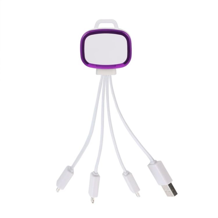 Picture of LED Charging Cable with Multiple Connectors