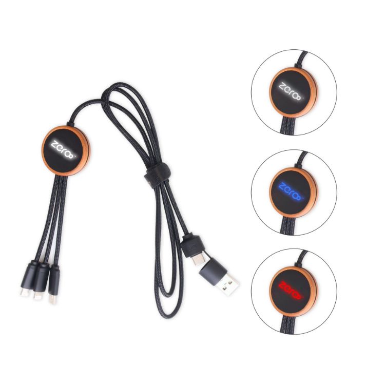Picture of Long Light Up Charging Cable - Round Shape