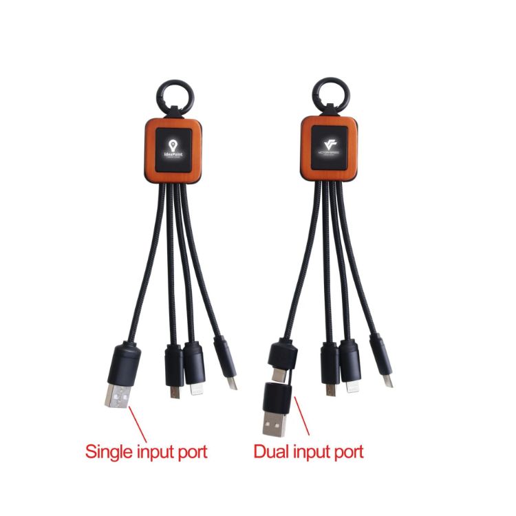 Picture of Light Up Charging Cable - Square Shape