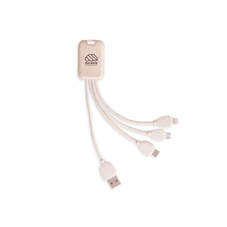 Picture of Wheat Straw Charging Cable - Square Shape A