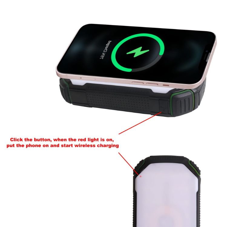 Picture of 20000mAh Outdoor Solar Wireless Power Bank