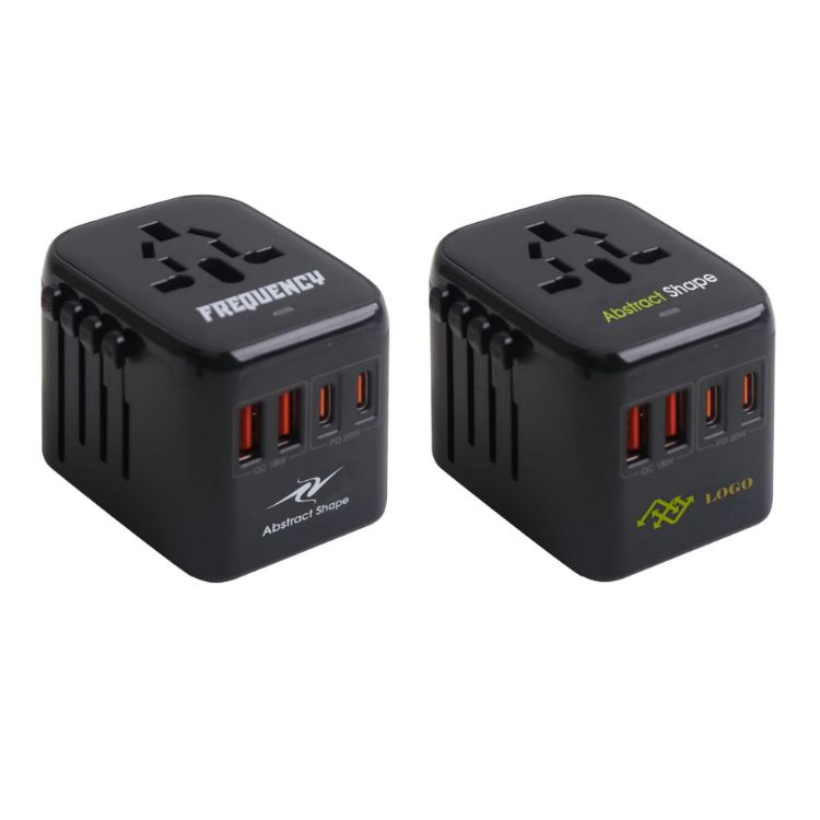 Picture of Universal Travel Adapter with USB-C Ports