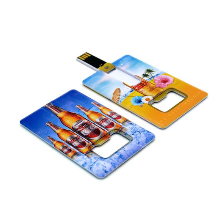 Picture of Card Shape Bottle Opener Flash Drive