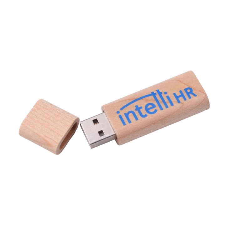 Picture of Rounded Wooden Flash Drive