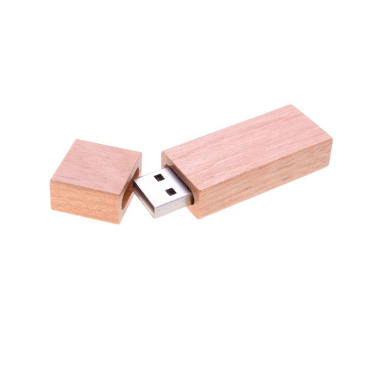 Picture of Rectangle Wooden Flash Drive