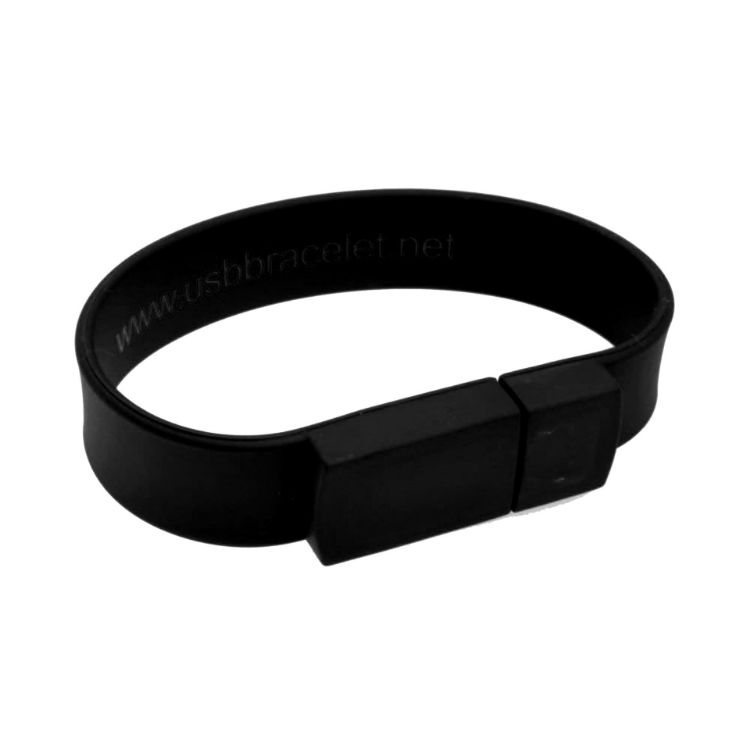 Picture of Rectangular Silicone Wristband Flash Drive