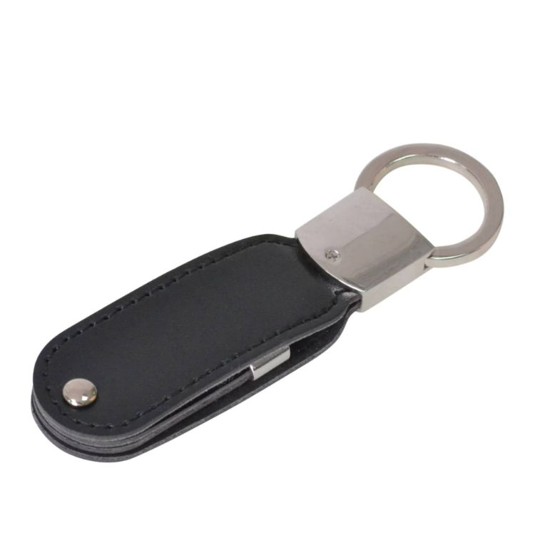 Picture of Leather Swivel Flash Drive