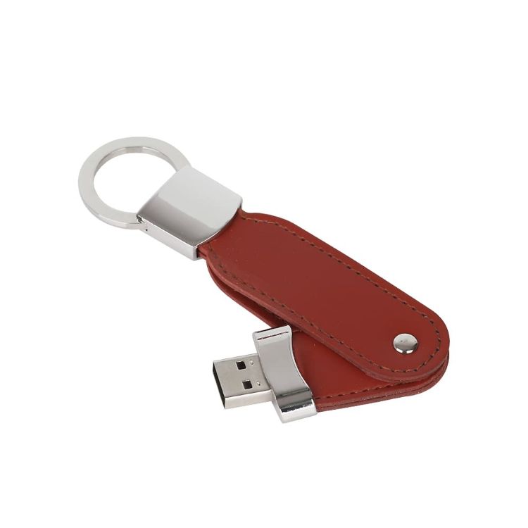 Picture of Leather Swivel Flash Drive