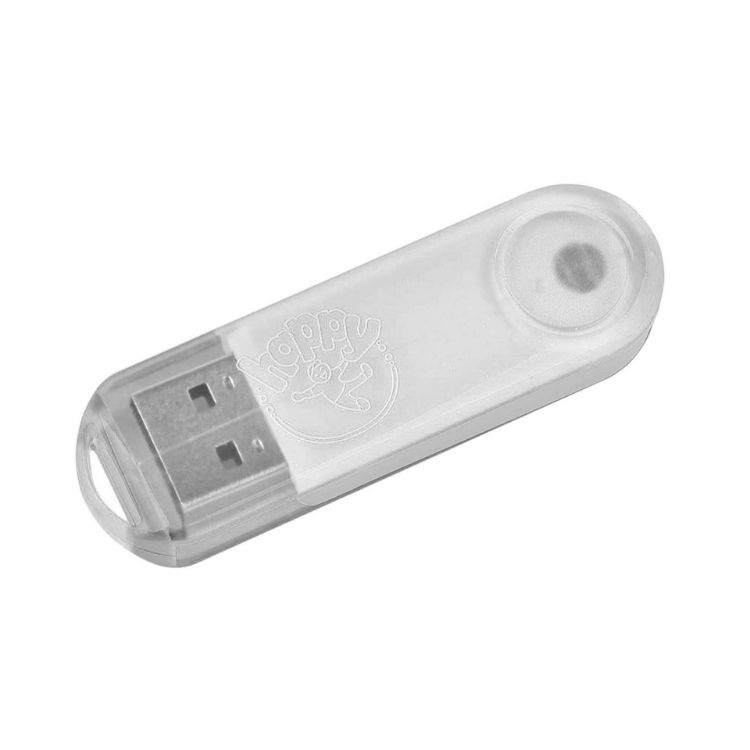 Picture of Transparent Swivel Flash Drive