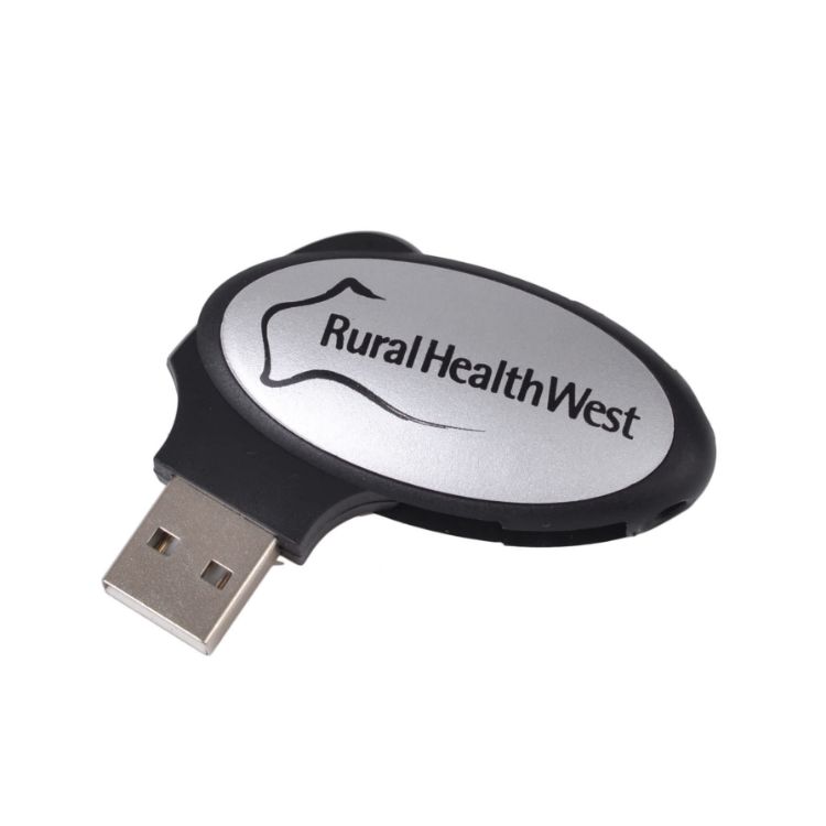 Picture of Oval Swivel Flash Drive