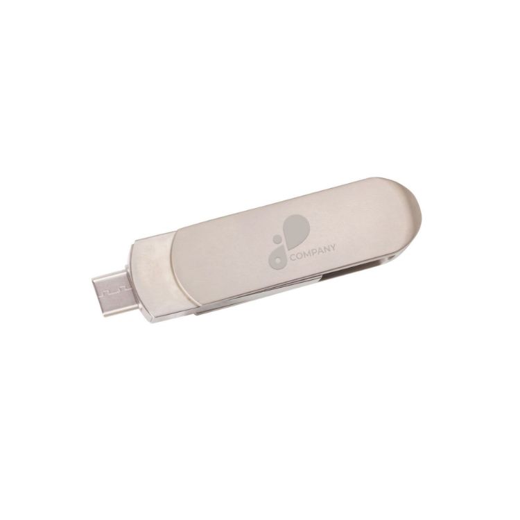 Picture of Double-end Metal Type C Flash Drive