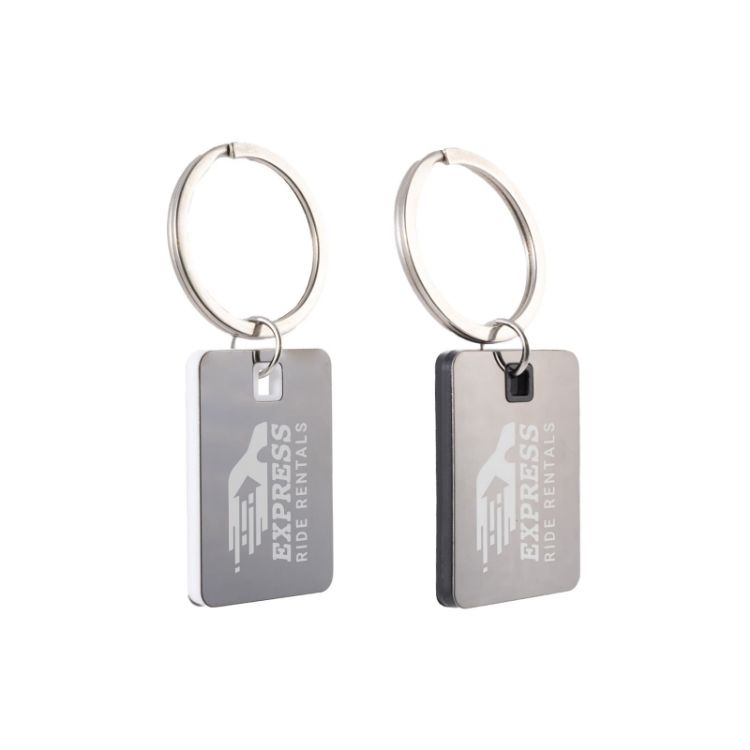 Picture of Rectangle Stainless Steel Keytag