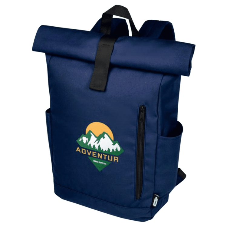 Picture of Byron 15.6" GRS RPET Roll-Top Backpack 18L