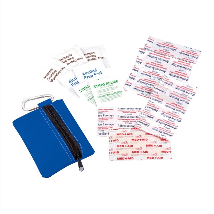 Picture of Zippered 20-Piece First Aid Pouch