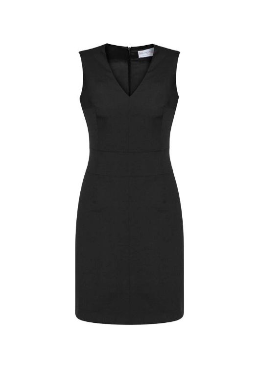 Picture of Womens Comfort Wool Stretch Sleeveless V-Neck Dress