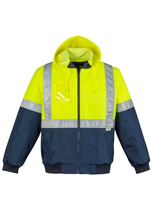Picture of Mens Hi Vis Quilted Flying Jacket