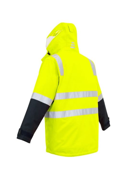 Picture of Mens Hi Vis 4 In 1 Waterproof Jacket