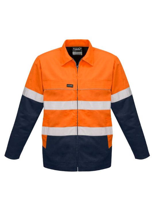 Picture of Mens Hi Vis Cotton Drill Jacket