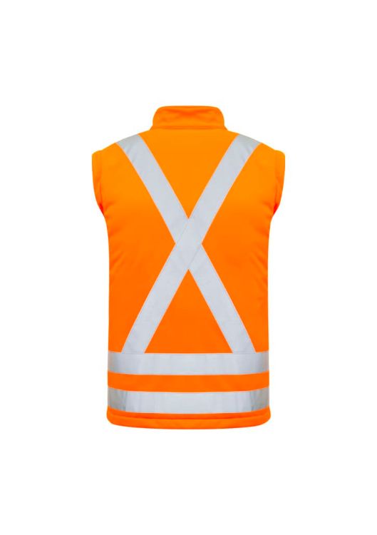 Picture of Unisex Hi Vis X Back 2 In 1 Softshell Jacket