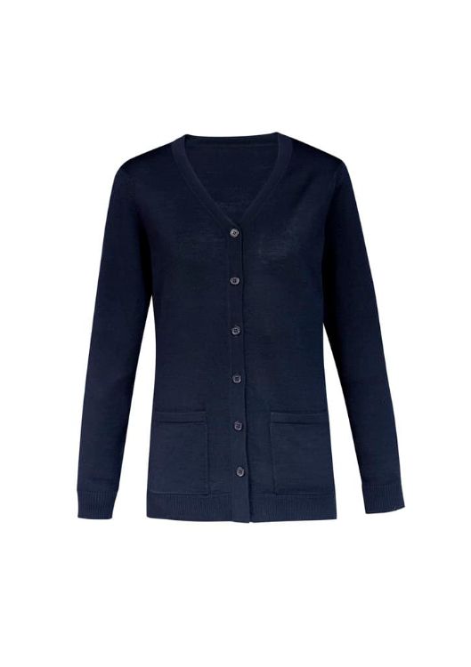 Picture of Womens Button Front Knit Cardigan